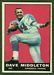 1961 Topps Dave Middleton football card