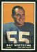 1961 Topps Ray Wietecha football card