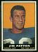 1961 Topps football card #92: Jim Patton