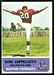 Gino Cappelletti - 1962 Fleer football card #3 - click to see large image Gino Cappelletti - 1962 Fleer football card #3