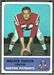 1962 Fleer Walt Cudzik football card