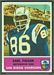 Earl Faison - 1962 Fleer football card #87 - click to see large image Earl Faison - 1962 Fleer football card #87