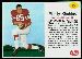 1962 Post Cereal football card #104: Monty Stickles