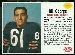 1962 Post Cereal football card #114: Bill George