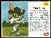1962 Post Cereal football card #133: Tom Tracy