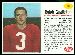1962 Post Cereal Ralph Guglielmi football card