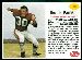 1962 Post Cereal Bernie Parrish football card