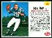 1962 Post Cereal John Unitas football card