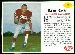1962 Post Cereal football card #93: Dave Baker