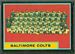 1962 Topps Colts Team football card