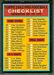 1962 Topps football card #176: Checklist 