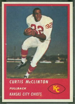 Curtis McClinton 1963 Fleer football card