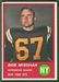 1963 Fleer football card #17: Bob Mischak