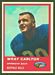 1963 Fleer Wray Carlton football card