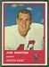 1963 Fleer Jim Norton football card