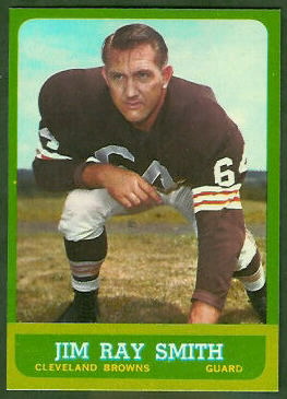 Jim Ray Smith 1963 Topps football card