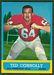 Ted Connolly - 1963 Topps football card #139 - click to see large image Ted Connolly - 1963 Topps football card #139