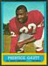 1963 Topps Prentice Gautt football card