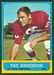1963 Topps Taz Anderson football card