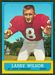 1963 Topps football card #155: Larry Wilson