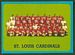 1963 Topps Cardinals Team football card