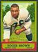 Roger Brown - 1963 Topps football card #34 - click to see large image Roger Brown - 1963 Topps football card #34