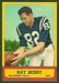1963 Topps Raymond Berry football card
