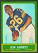Jon Arnett - 1963 Topps football card #40 - click to see large image Jon Arnett - 1963 Topps football card #40