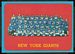 1963 Topps football card #60: Giants Team
