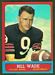 Bill Wade - 1963 Topps football card #61 - click to see large image Bill Wade - 1963 Topps football card #61