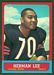 Herman Lee - 1963 Topps football card #67 - click to see large image Herman Lee - 1963 Topps football card #67