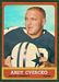 1963 Topps football card #78: Andy Cvercko