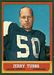 1963 Topps football card #80: Jerry Tubbs