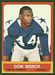 1963 Topps football card #81: Don Bishop