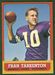 1963 Topps football card #98: Fran Tarkenton