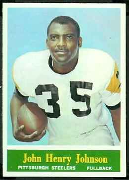 John Henry Johnson 1964 Philadelphia football card