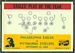 1964 Philadelphia football card #140: Eagles Play of the Year