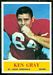 1964 Philadelphia Ken Gray football card