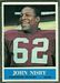 John Nisby - 1964 Philadelphia football card #190