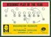 1964 Philadelphia Redskins Play of the Year football card