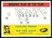 1964 Philadelphia Browns Play of the Year football card