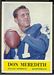 1964 Philadelphia Don Meredith football card