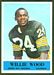 1964 Philadelphia Willie Wood football card