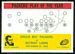 1964 Philadelphia Packers Play of the Year football card