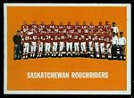 1964 Topps CFL Saskatchewan Roughriders Team