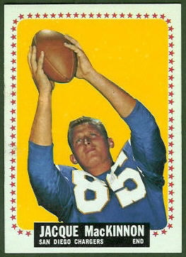 Jacque MacKinnon 1964 Topps rookie football card