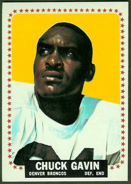 Charles Gavin 1964 Topps football card