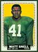 1964 Topps Matt Snell football card