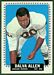 1964 Topps football card #132: Dalva Allen