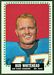 1964 Topps Bud Whitehead football card